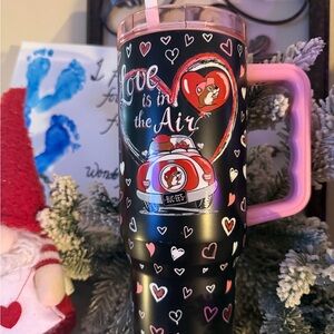 Buc-res Love is in the Air Travel Mug